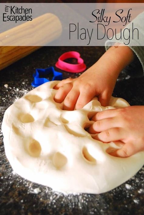 Conditioner playdough only has two ingredients in the recipe and is no cook. It is so silky soft and a great indoor activity idea for your kids. Conditioner Playdough, Soft Play Dough, Playdough Recipe, Soft Play, Toddler Fun, Play Dough, Craft Activities For Kids, Business For Kids, Hair Conditioner