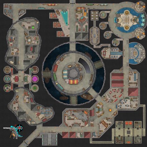 Dnd Hospital Map, Demon Spells, Building Map, Tabletop Rpg Maps, Map Pictures, Rpg Maps, Dungeon Maps, D D Maps, Dungeons And Dragons Characters