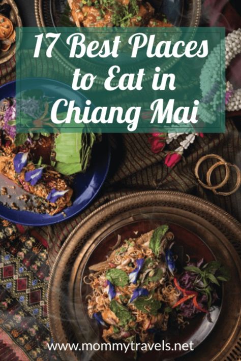 17 Best Places to Eat in Chiang Mai Thailand Restaurant, Khao Soi, Pork Leg, Half Chicken, Thai Dishes, Green Curry, Chiang Mai Thailand, Pork Ribs, Best Places To Eat