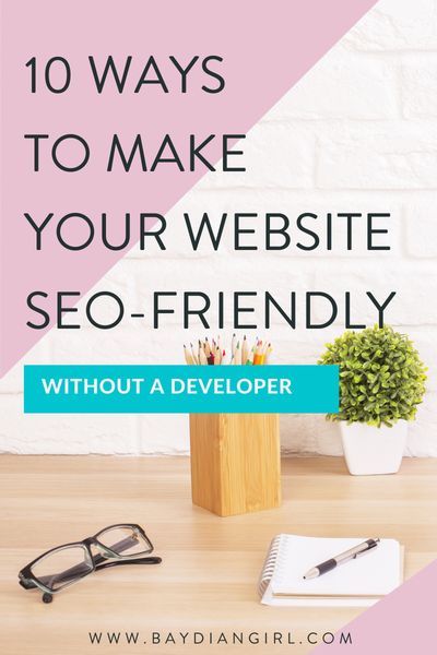 10 Ways To Make Your Website SEO-Friendly Without A Developer | SEO Tips, SEO for Beginners, SEO for Bloggers, Blogging Resources, How To Start A Blog | #blogging #SEO #wordpress #squarespace #bloggingtips Seo Wordpress, Blogging Seo, Financial Motivation, Wordpress Tips, Seo Strategies, Working Online, Seo For Beginners, Website Seo, Wordpress Seo