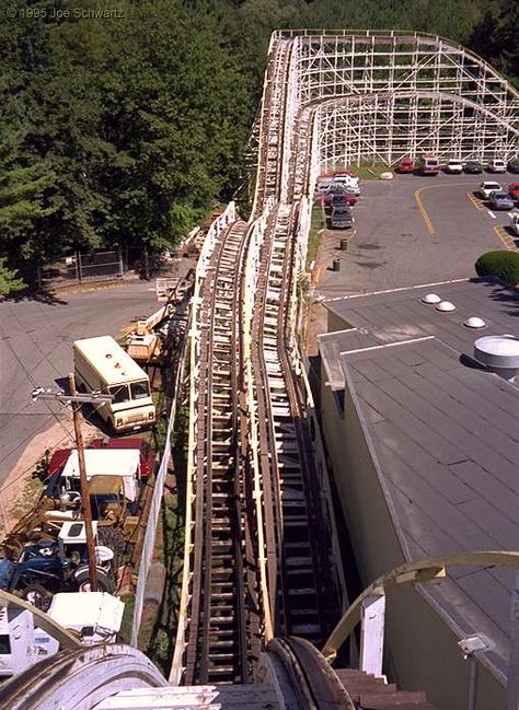 Canobie Lake Park, Salem, NH  Yankee Cannonball...one of the oldest wooden roller coasters still in use!! Canobie Lake Park, 70s Childhood, Wooden Roller Coaster, Roller Coasters, Usa States, Lake Park, Beautiful Sites, Amusement Parks, Fun Fun