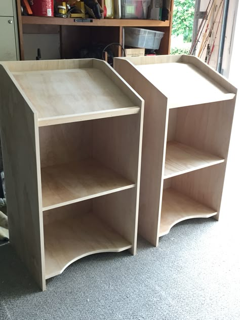 Two Podiums ready for painting Teacher Podium, Church Furniture, Training Room, Wood Project, Woodworking Ideas, Fire Department, Middle School, Woodworking Projects, Wood Projects