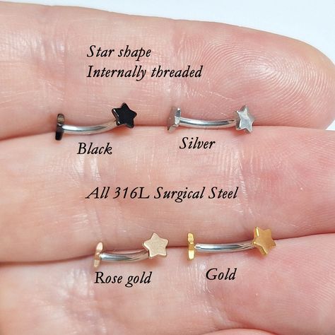 Eyebrow Piercing Jewelry Star, Star Eyebrow Piercing, Eyebrow Jewelry Piercings, Vertical Labret Piercing Jewelry, Vertical Labret Jewelry, Vertical Helix Piercing, Eyebrow Piercing Jewelry, Piercing Lip, Vertical Labret Piercing