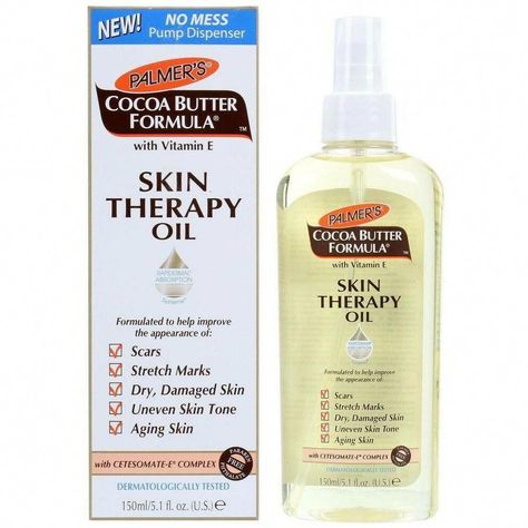 Palmer's Cocoa Butter Formula Skin Therapy Oil made with pure argan oil dermatologically tested helps improve the appearance of: scars, stretch marks, dry and damaged skin, uneven skin tone, and aging skin Palmers Cocoa Butter Oil, Cocoa Butter Formula Skin Therapy Oil, Skin Therapy Oil, Oil Therapy, Remove Skin Tags Naturally, Palmer's Cocoa Butter, Palmers Cocoa Butter, Cocoa Butter Formula, Stretch Mark Removal