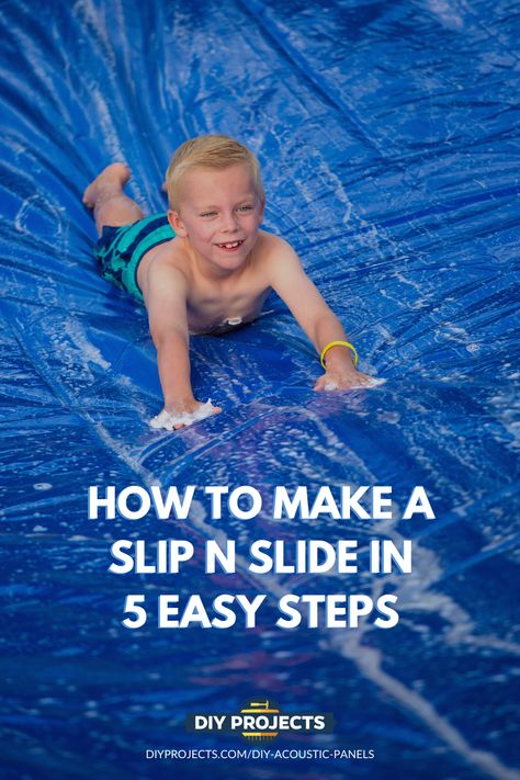 Home Made Slip And Slide, Diy Slip N Slide, Slip And Slide Baseball, Diy Slip And Slide, Homemade Water Slide, Giant Slip And Slide, Homemade Slip And Slide, Lakehouse Cabin, Fun Diy Projects