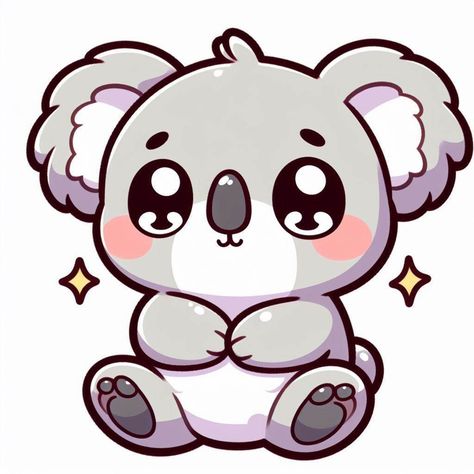 4096x4096 Kawaii Koala Bear Templates that can be used for items such as: T-Shirts Hoodies Coats Sweatshirts Sweatpants Birthday Cards, Postcards Posters Decorations and other misc. Koala Cartoon Drawing, Kawaii Hedgehog, Kawaii Koala, Bear Anime, Cute Bear Drawings Kawaii, Koala Drawing Simple, Koala Drawing Easy, Cute Chibi Animals, Koala Cartoon