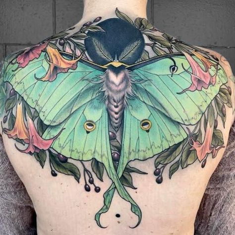 Luna Moth Tattoo, Petit Tattoo, Kunst Tattoos, Tattoo Zeichnungen, Pieces Tattoo, 4 Tattoo, Chest Tattoos For Women, Chest Piece Tattoos, Moth Tattoo