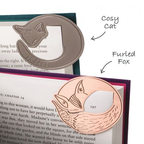 Curl up with a good book and a charming bookmark. The key features: made in brass, antique effect plated finishes, lovely simple etched detailing, clips onto your book, 5 sleepy designs available gift ideas, unique gifts, animals, cute gifts, cat lovers, dog lovers Ideas With Paper Clips, Unique Bookmark Design, Bookmark Diy Aesthetic, Unique Bookmark Ideas, Simple Bookmark Ideas, Cute Bookmark Ideas, Aesthetic Art Quotes, Bookmark Design Ideas, Bookmark Unique