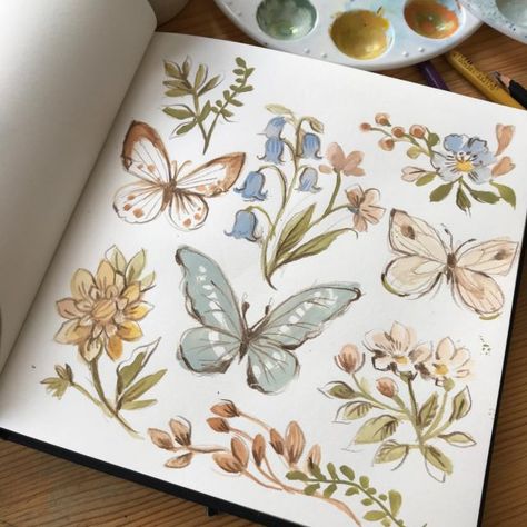 Our Featured Artist: Clare Therese Gray | Winsor & Newton Clare Therese, Dragonfly Illustration, Gouache Art, Watercolor Art Lessons, Arte Sketchbook, Arte Inspo, Art Inspiration Painting, الرسومات اللطيفة, Art Sketchbook