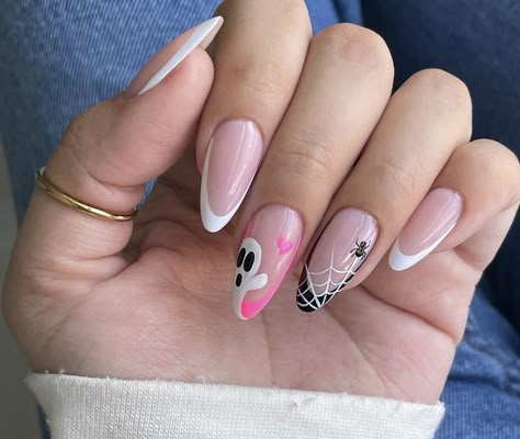 Ideas Uñas, Pink Gel, Work Nails, Trendy Nail Design, Halloween Nail Designs, Halloween Nail, Chic Nails, Best Acrylic Nails, Cute Acrylic Nails