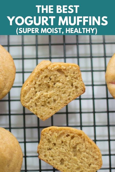 Light, fluffy, and incredibly moist, these whole wheat greek yogurt muffins are made with just a handful of ingredients and can be flavored in so many ways! Healthy Yogurt Muffins, Blw Recipes, Toddler Muffins, Greek Yogurt Muffins, Whole Wheat Muffins, Baby Muffins, Yogurt Muffins, Toddler Recipes, Baby Recipes