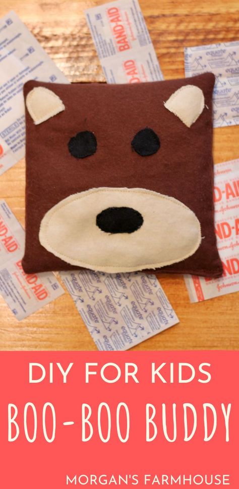 Boo Boo Bags Diy, Diy Ice Packs For Injuries, Boo Boo Bunny Ice Packs Diy, Rice Heating Bags, Diy Heat Pack, Homemade Ice Pack, Diy Ice Pack, Boo And Buddy, Market Day Ideas