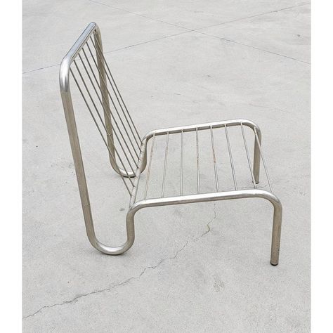 In this listing you will find a the Minimalist Tubular Bauhaus Lounge Chairs done in stainless steel. The are done in stainless steel and feature the anatomic shape, making them very comfortable. The lounge chairs are sold without the cushions, allowing you to choose on your own design, patterns and fabric that would fit your needs the best. ORIGIN: West Germany PERIOD: 1950s CONDITION: Very good vintage condition with some signs of time and use. Tubular Furniture, Chrome Furniture, 3d Printing Toys, Bauhaus Chair, Chrome Chair, Steel Chair, The Lounge, The Minimalist, West Germany