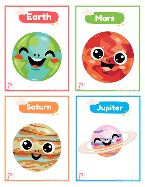 Planets Flashcards Printable Free Planets Free Printables, Planet Printables Free, Space Free Printables For Kids, Flash Card Printable Free, Planets Flashcards Free Printable, Planets Flashcards, Printable Planets, Solar System Flashcards, Flashcards For Toddlers