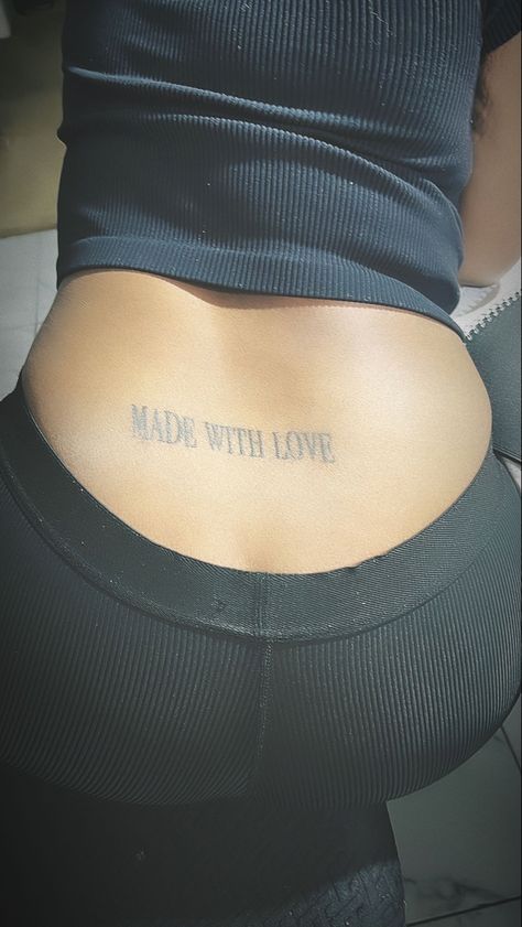 Below Buttocks Tattoo, Under The Buttcheek Tattoo, Glute Tattoos For Women, Side Bum Tattoo, Small Waist Tattoos, Tattoo On Buttcheek Small, Tattoo Under Bum Cheek, Tramp Stamp Tattoos Black Women, Under Buttcheek Tattoo Women