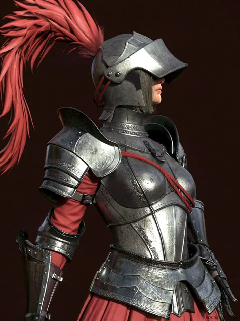 ArtStation - Knight 騎士 기사, kyoungmin lee Knight Woman, Armadura Cosplay, Armor Drawing, Plate Armor, Female Armor, Female Knight, Knight Armor, Medieval Armor, Medieval Knight