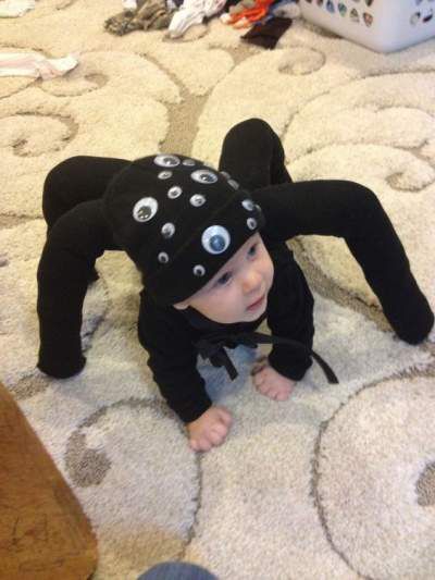 Spider Halloween Costume, Best Diy Halloween Costumes, Halloween Infantil, Spider Costume, Baby Kostüm, Diy Halloween Costumes For Kids, Diy Kostüm, Spider Halloween