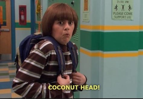 Ned's Declassified School Survival Guide - Coconut Head Coconut Head, Middle School Survival, Survival Techniques, School Survival, Pinturas Disney, Old Tv, Survival Guide, Kids Shows, Best Tv