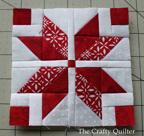 Nordic Mini Quilt Along, Row 1 - The Crafty Quilter Quilt Board, Christmas Quilt Blocks, Fall Quilt, Crumb Quilt, White Quilts, Red And White Quilts, Quilt Square Patterns, Quilt Squares, Baby Quilt Patterns