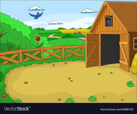 Farm Background, Farm Cartoon, Forest Cartoon, 2d Character Animation, Educational Illustration, Shapes Preschool, School Murals, Indian Art Gallery, Cute Bear Drawings