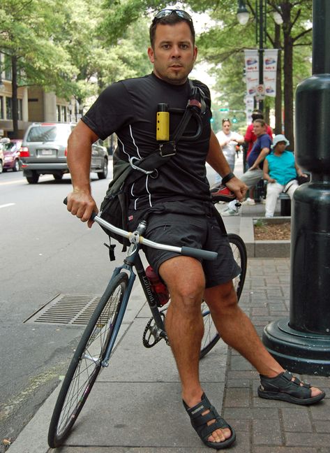 Charlotte bike messenger Bill Fehr | Visit Bill's blog: wher… | Flickr Bicycle Messenger, Bike Messenger, Spiderman, Bicycle, Bike