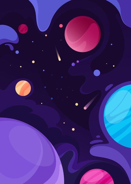 Space Exploration Illustration, Outer Space Wallpaper, Space Space, Notebook Cover Design, Space Illustration, Download Poster, Space Poster, Poster Background Design, Wallpaper Space