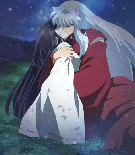 Kikyo and Inuyasha - The Final Act <3 Inuyasha And Kikyo, Inuyasha And Sesshomaru, Inuyasha Fan Art, Kagome And Inuyasha, Kagome Higurashi, Christina Perri, Old Anime, 판타지 아트, Inuyasha