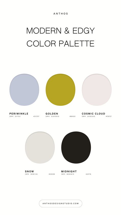 5 curated colors for a modern and edgy color palette Edgy Color Palette, Color Palette Modern, Color Palette Inspiration, Hex Color Palette, Palette Inspiration, Modern Color Palette, Branding Mood Board, Brand Color Palette, Color Palette Design