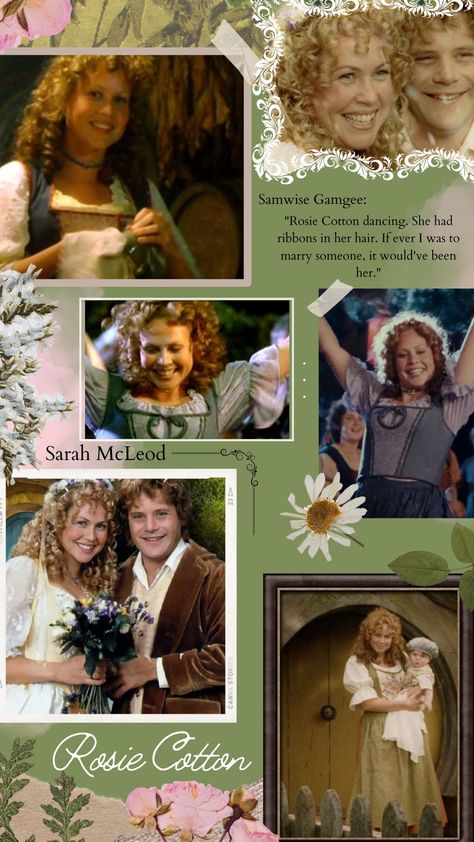 Sam Gamgee, Rosie Cotton, Hobbit Costume, Hobbit Party, Samwise Gamgee, As Wallpaper, Lotr Art, Collage Wallpaper, Wallpaper Collage