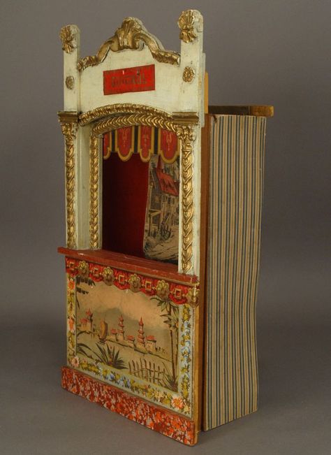 Doll Theatre, Old Theater, Puppet Stage, Theatre Diy, Puppet Theaters, Victorian Toys, Toy Theatre, Punch And Judy, Puppet Theater