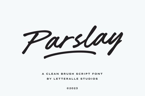 Parslay is a captivating font meticulously crafted with a brush pen, bringing forth the essence of clean and natural strokes. Embrace the organic flow of each character, evoking a sense of authenticity and artistic flair. With its charming underline swashes, effortlessly accessed by simply typing “_1” to “_7”, Parslay, adds a touch of elegance and […] Get your free download of the Parslay Font now at FreeFontDL - Free Font Download! Elegant Fonts Free, Fancy Cursive Fonts, Brush Fonts Free, Tattoo Generator, Best Free Script Fonts, Fancy Cursive, Font Love, Handwritten Type, Free Commercial Fonts