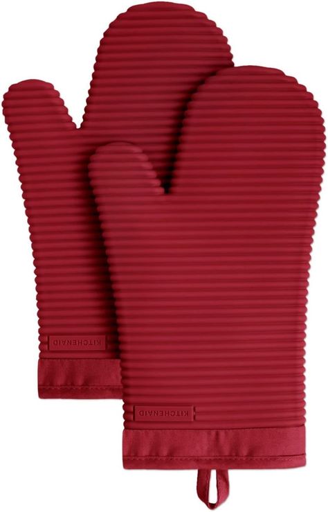 KitchenAid Ribbed Soft Silicone Oven Mitt Set, Smoked Paprika 2 Count #ad Kitchenaid Oven, Oven Bags, Oven Baked Recipes, Silicone Pot Holders, Silicone Oven Mitt, Dutch Oven Recipes, Outdoor Pizza Oven, Oven Cleaning, Knife Set Kitchen