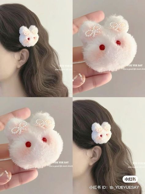 Kawaii Hair Accessories, Kawaii Hair Clips, Hair Tie Accessories, Kawaii Hairstyles, Hair Accessories Collection, Kawaii Accessories, Hair Accessories Clips, Girly Accessories, Jewelry Fashion Trends