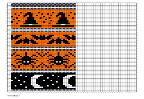 Halloween Sock Pattern, Bat Knitting Chart, Halloween Fair Isle, Halloween Fair Isle Chart, Halloween Knitting Charts, Pumpkin Knitting Chart, Halloween Yoga, Halloween Knitting, Fair Isle Chart