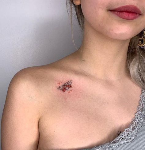 Ladybug Tattoo, Mystical Tattoos, Tattoos To Cover Scars, Lady Bug Tattoo, Bug Tattoo, Vine Tattoos, Getting A Tattoo, Cute Tiny Tattoos, Most Popular Tattoos