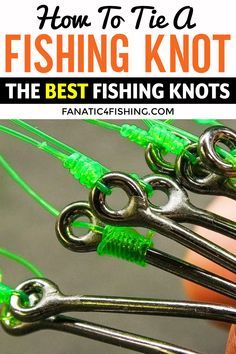 Easy Fishing Knots, Fishing Knots Tutorials, Diy Fishing Gear, Best Fishing Knot, Fishing Line Knots, Fly Fishing Knots, Fishing Hook Knots, Crappie Fishing Tips, Fishing Basics