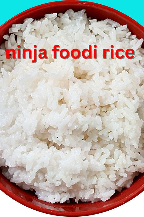 Discover how to prepare quick and easy Ninja Foodi rice. Wow your family and friends with your delicious, fluffy rice creations! Rice In A Ninja Foodi, Fried Rice Ninja Foodi, Ninja Foodie Rice, Ninja Rice Recipes, Ninja Foodi Rice Recipes, Ninja Smart Lid Recipes, Healthy Ninja Foodi Recipes, Ninja Rice, Ninja Foodi Rice