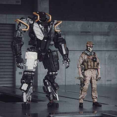 Boston Dynamics Fans on Instagram: “Two soldiers. #bostondynamics #programming #ai #security #google #engineer #mobile #techy #follow #robotics #electronic #tecnologia #robot…” Robotics Design, Mecha Reference, Mech Robot, Sci Fi Clothing, Boston Dynamics, Robot Concept, Octane Render, Drone Design, A Robot