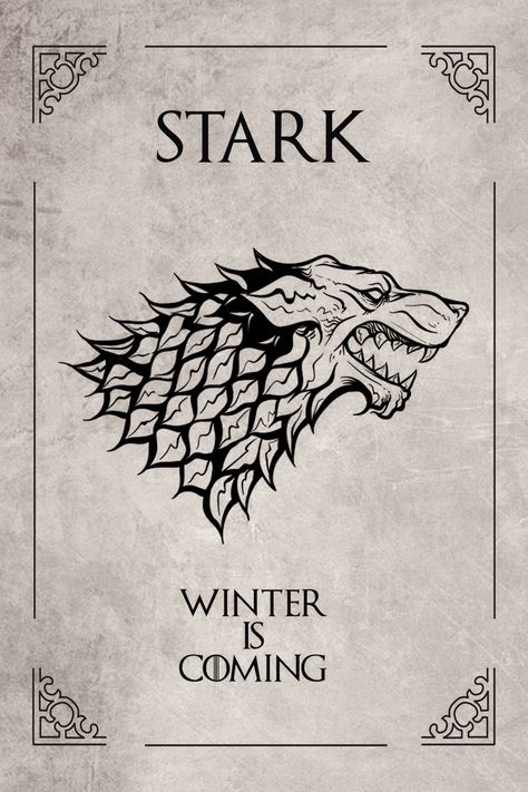 Stark Wallpaper, Game Of Thrones Illustrations, Got Stark, Dessin Game Of Thrones, Game Of Thrones Winter, Game Of Thrones Poster, Game Of Thrones Artwork, A Game Of Thrones, Got Game Of Thrones