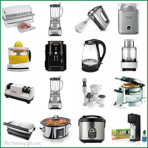 Small Home Appliances, Electric Kitchen Appliances, Kitchen Utensils List, Home Appliances Design, Kitchen Electrical Appliances, Kitchen Appliance List, Electric Kitchen, Kitchen Appliances Design, Home Appliance Store