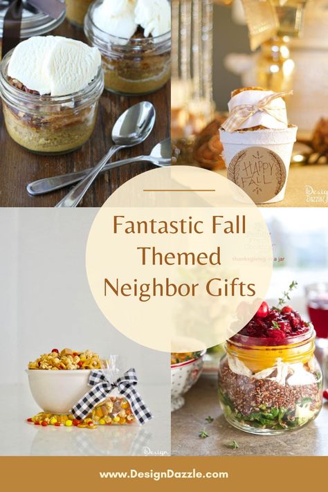 Fall Friend Gift Ideas, Thanksgiving For Neighbors, Fall Treats For Neighbors, Thankful Goodie Bags, Grateful Gifts For Coworkers, Company Snack Ideas, Neighbor Thanksgiving Gift Ideas, Fall Diy Gifts For Coworkers, Fall Office Gift Ideas