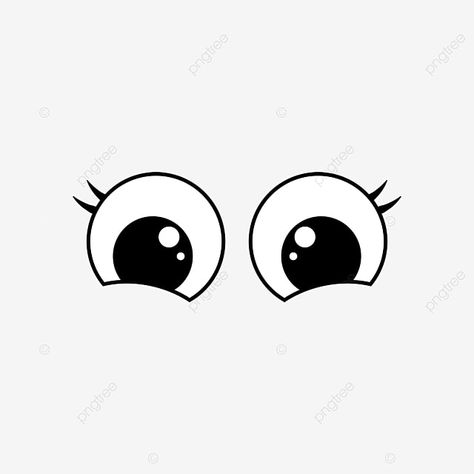 Cartoon Eyes Drawing Cute, Eyes Drawing Cartoon Anime, Simple Eye Drawing Cartoon, Cute Animal Eyes Drawing, Cute Eyes Drawing Cartoon, Cartoon Eyes Drawing Easy, Different Eyes Drawing, Cartoon Eyes Cute, How To Draw Cartoon Eyes