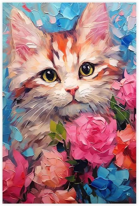 Cat Art Drawing, 4d Art, Italy Music, Gallery Illustration, Art Examples, Cats Art Drawing, Animal Illustration Art, Animal Portraits Art, 4 Elements