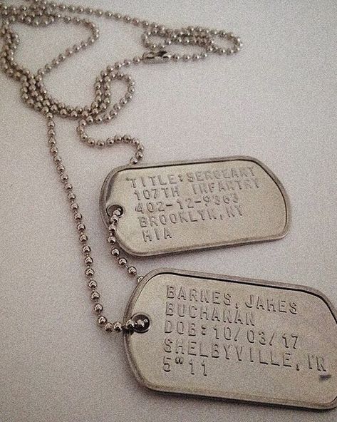 Bucky Barnes Necklace, Bucky Barnes Dog Tags, Bucky Costume, Nick Fowler, Avengers Merchandise, Bucky Barnes Aesthetic, Dr Marvel, James Buchanan "bucky" Barnes, Bucky Barnes Marvel