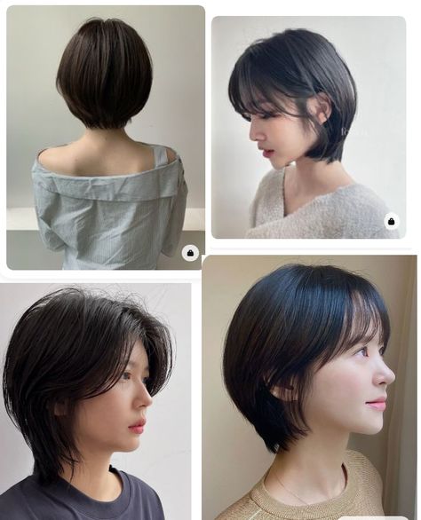 Bondol Hairstyle Korea, Korean Pixie Haircut With Bangs, Cute Very Short Hairstyles, Korean Short Hair Pixie, Kpop Short Haircut, Korean Pixie Cut With Bangs, Beautiful Hair Cuts, Korea Short Hair, Apple Haircut