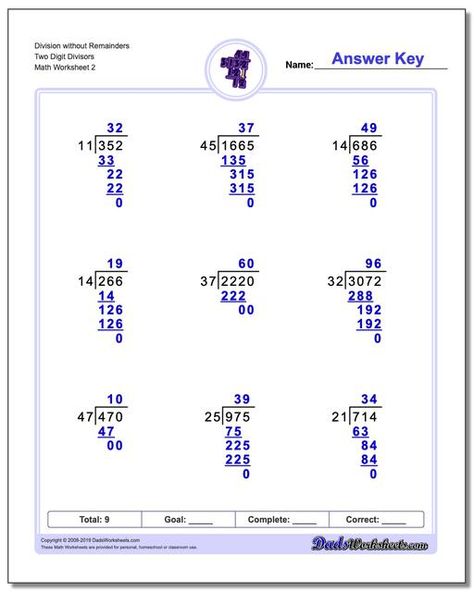 Division Questions, Long Division Worksheets, Math Facts Addition, Multiplication Strategies, Division Practice, Free Printable Math Worksheets, Division Facts, Division Worksheets, Long Division