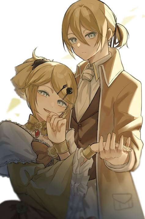 Rilliane And Allen, Servant Of Evil, Len Y Rin, Kaai Yuki, Persona Anime, Kagamine Rin And Len, Vocaloid Characters, 영��감을 주는 캐릭터, Fanarts Anime