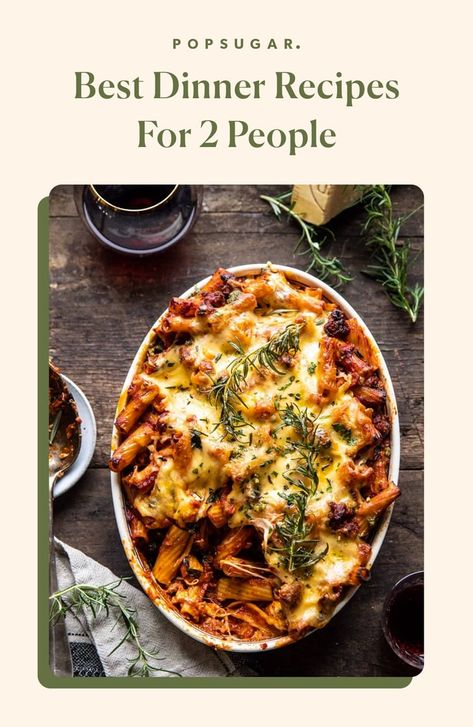 30+ weeknight-friendly recipes tailor-made for 2. Dinner 2 People, 2 People Meals Recipes, Easy Dinner Recipes For Four People, Recipes For 1 Or 2 People, Dinners For Two People, Baking For 2 People, Dinner Ideas 2 People, Food For 2 People Meals Easy Recipes, Recipes For Two People Healthy