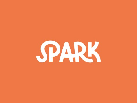 View on Dribbble Logo Graphiste, Spark Logo, Orange Branding, Personal Branding Logo Design, Type Logo Design, Logo Type Design, Trendy Logo Design, Bold Logo Design, Trendy Logos