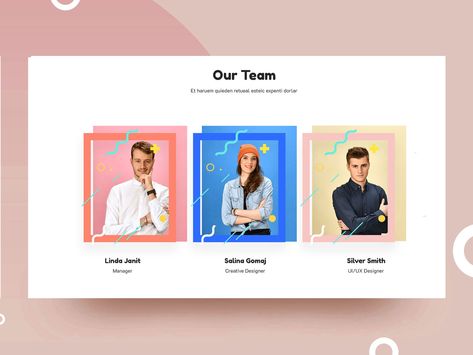 Our Team web development web ux ui typography team people flat design applications app Testimonials Design Website, Meet The Team Website Design, Our Team Website Design, Team Page Web Design, Meet Our Team Design, Meet The Team Design, Our Team Page Design, Zoom Profile, Organizational Chart Design